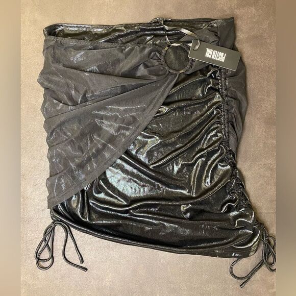 Poster Grl Sub Zero Ruched Mini Skirt - Picture 2 of 8